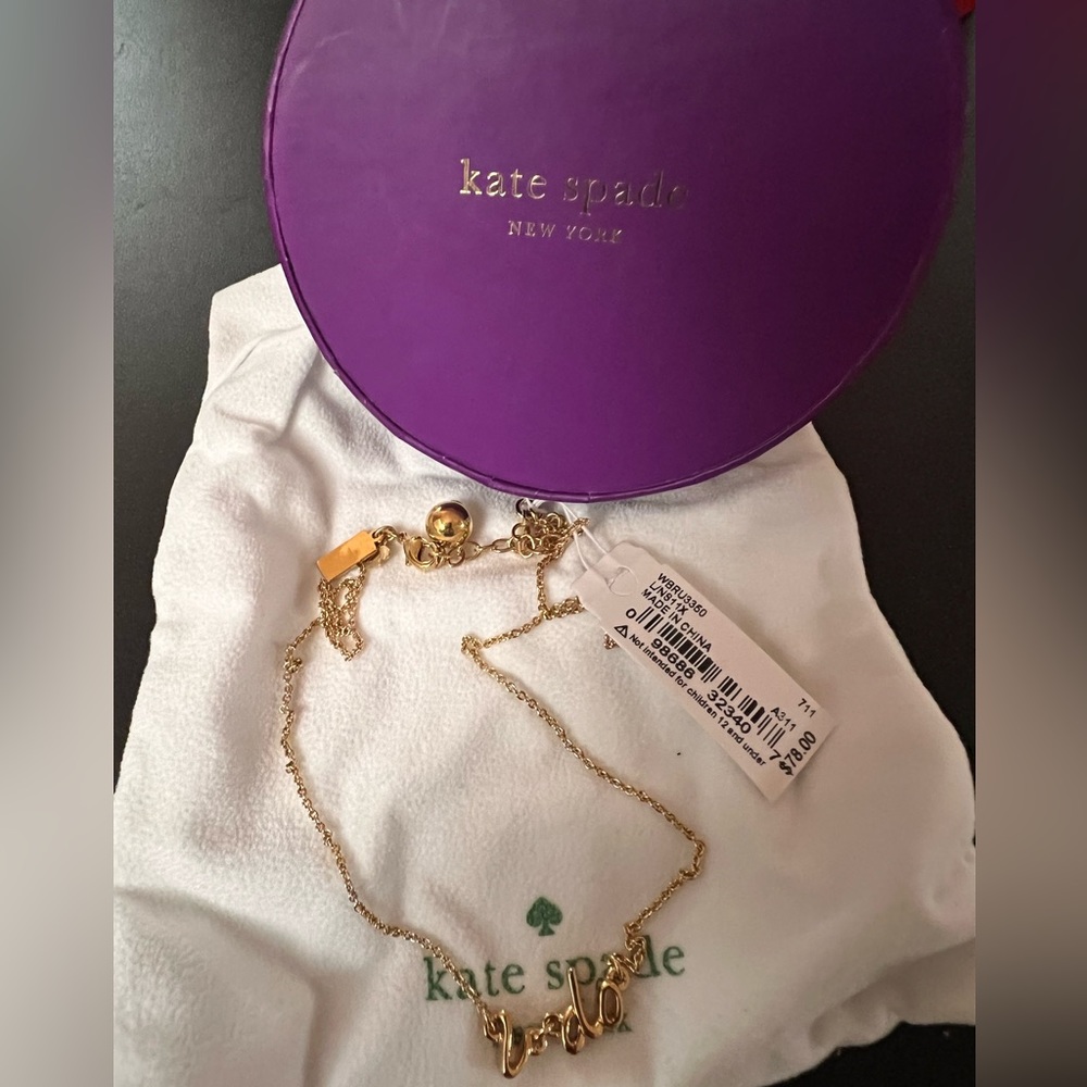 Kate Spade Wedding “i do” Necklace New With Tags